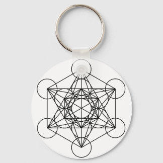 Metatron's kubus (wit) sleutelhanger