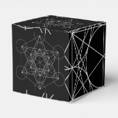 Metatron's Kubus Zwart & Wit Bedankdoosjes (Achterkant)