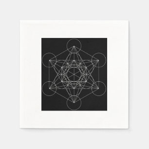 Metatron's Kubus Zwart & Wit Servet