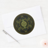 Metatron's Magick Wheel - Fractal Sticker (Envelop)