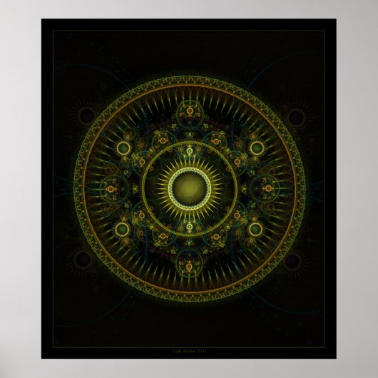 Metatron's Magick Wheel Poster (Voorkant)
