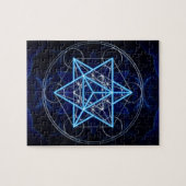 Metatrons Würfel - Merkaba - Stern Tetraeder Legpuzzel (Horizontaal)