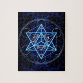 Metatrons Würfel - Merkaba - Stern Tetraeder Legpuzzel (Verticaal)