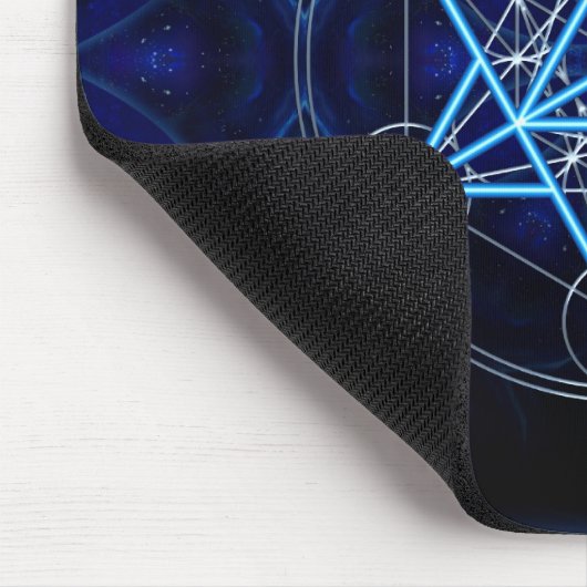 Metatrons Würfel - Merkaba - Stern Tetraeder Muismat (Hoek)