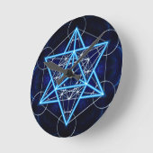Metatrons Würfel -  Merkaba - Stern Tetraeder Ronde Klok (Hoek)