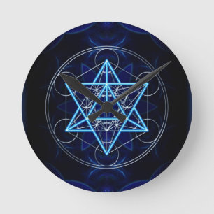 Metatrons Würfel - Merkaba - Stern Tetraeder Ronde Klok