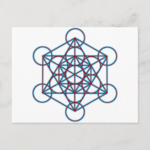 MetatronTGlow Briefkaart