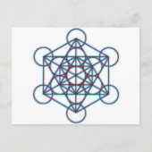 MetatronTGlow Briefkaart (Voorkant)