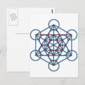 MetatronTGlow Briefkaart (Voorkant / Achterkant)