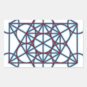 MetatronTGlow Rechthoekige Sticker (Voorkant)