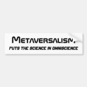 Metaversalisme Bumpersticker 3 (Voorkant)