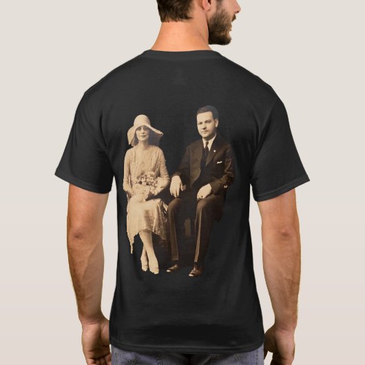 Metcalf Familiereünie 2025 Mannen T-shirt (Achterkant)