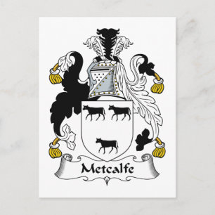 Metcalfe Family Crest Briefkaart