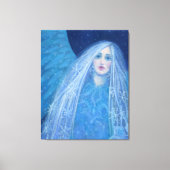 Metelitsa Sneeuwmeisje Snegurochka-kerstengel Canvas Afdruk (Voorkant)