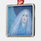 Metelitsa Sneeuwmeisje Snegurochka-kerstengel Metalen Ornament (Links)