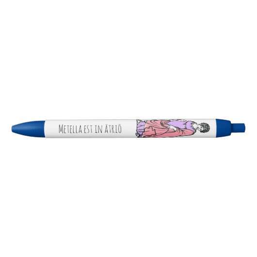 Metella Zwarte Inkt Pen (Voorkant)