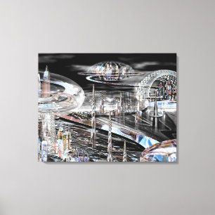Metempirics Wrapped Canvas Afdruk