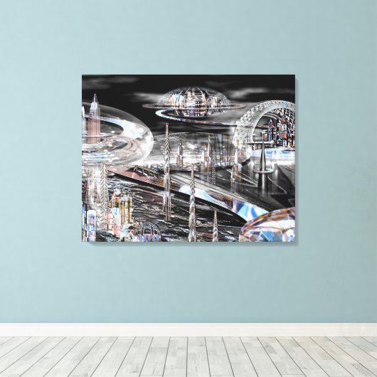 Metempirisch verpakt canvas afdruk (Insitu (Houten vloer))