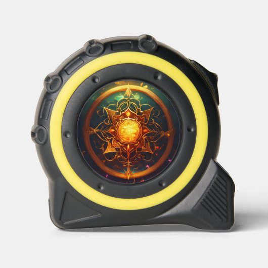 Meten van gouden tape rolmaat (Voorkant)