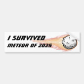 Meteor 2025 bumper sticker (Voorkant)