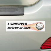 Meteor 2025 bumpersticker (Op auto)