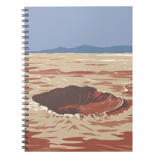 Meteor Crater Notitieboek (Voorkant)