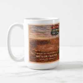 Meteor Crater Winslow Arizona 66 Koffiemok