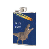 Meteor Dinosaur End is bijna een ramp Heupfles (Links)