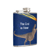 Meteor Dinosaur End is bijna een ramp Heupfles (Rechts)