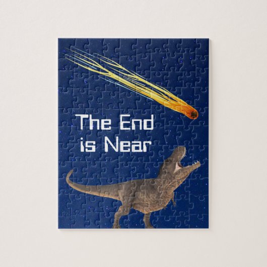 Meteor Dinosaur End is bijna een ramp Legpuzzel (Verticaal)