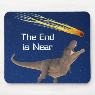Meteor Dinosaur End is bijna een ramp Muismat