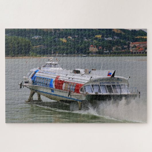 Meteor met draagvleugelboot, Donau Legpuzzel (Horizontaal)