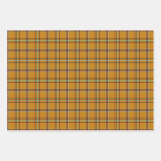 Meteor Orange and Puerto Rico Light Blue Inpakpapier Vel (Voorkant 3)