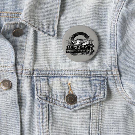 Meteor Pinback Button Button (In situ)