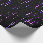 Meteor Rain - Paars Cadeaupapier (Hoek)