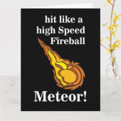 Meteor Shooting Star Fireball Meteor Kaart (Gele Bloem)