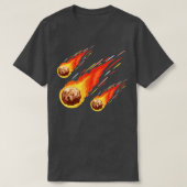 Meteor shower - Asteroids Space Galaxy Astronauts T-shirt (Design voorkant)