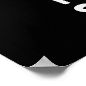 Meteor Shower Funny Science Pun Dark BG Poster (Hoek)