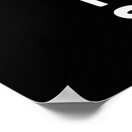 Meteor Shower Funny Science Pun Dark BG Poster (Hoek)