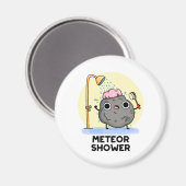 Meteor Shower Funny Science Pun Magneet (Voorkant / Achterkant)