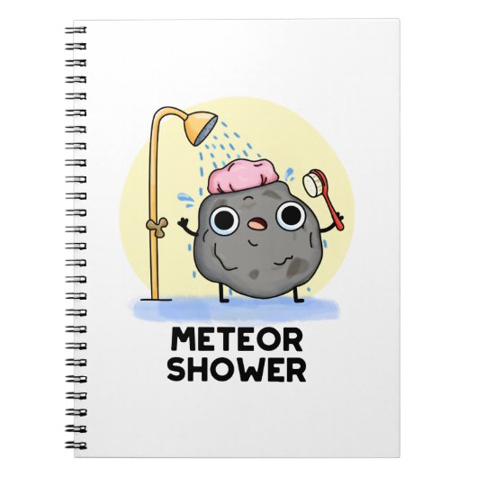 Meteor Shower Funny Science Pun Notitieboek (Voorkant)