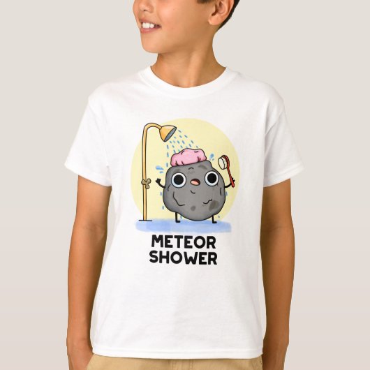 Meteor Shower Funny Science Pun T-shirt (Voorkant)