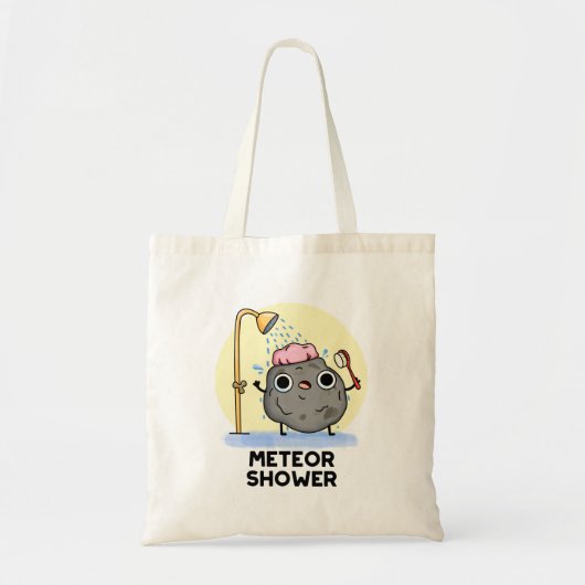 Meteor Shower Funny Science Pun Tote Bag (Voorkant)
