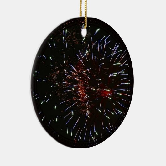 Meteor Shower Keramisch Ornament (Rechts)