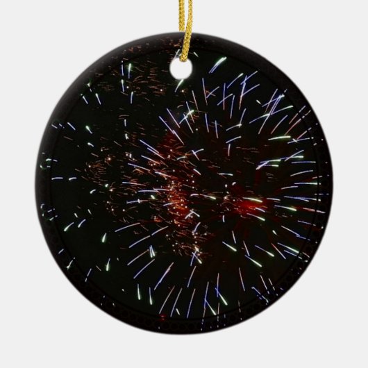 Meteor Shower Keramisch Ornament (Voorkant)