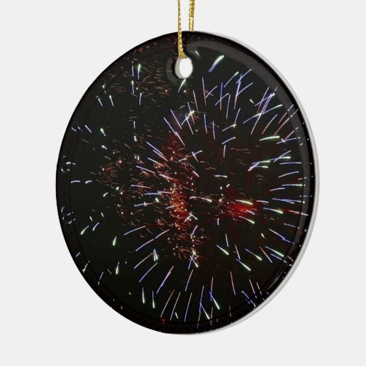 Meteor Shower Keramisch Ornament (Links)