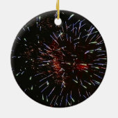 Meteor Shower Keramisch Ornament (Achterkant)