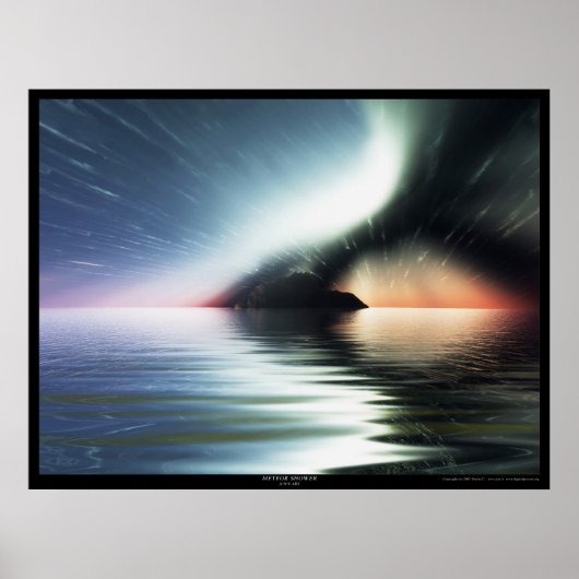 Meteor Shower Poster (Voorkant)