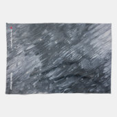 Meteor Shower Red Heart Kitchen Towel Theedoek (Horizontaal)