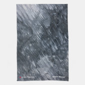 Meteor Shower Red Heart Kitchen Towel Theedoek (Verticaal)